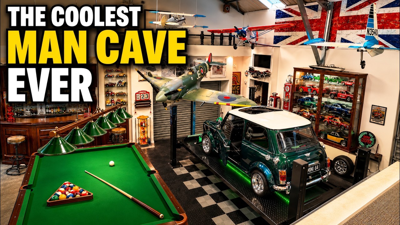 This Man Cave Feels Like A Full Blown Museum! - YouTube