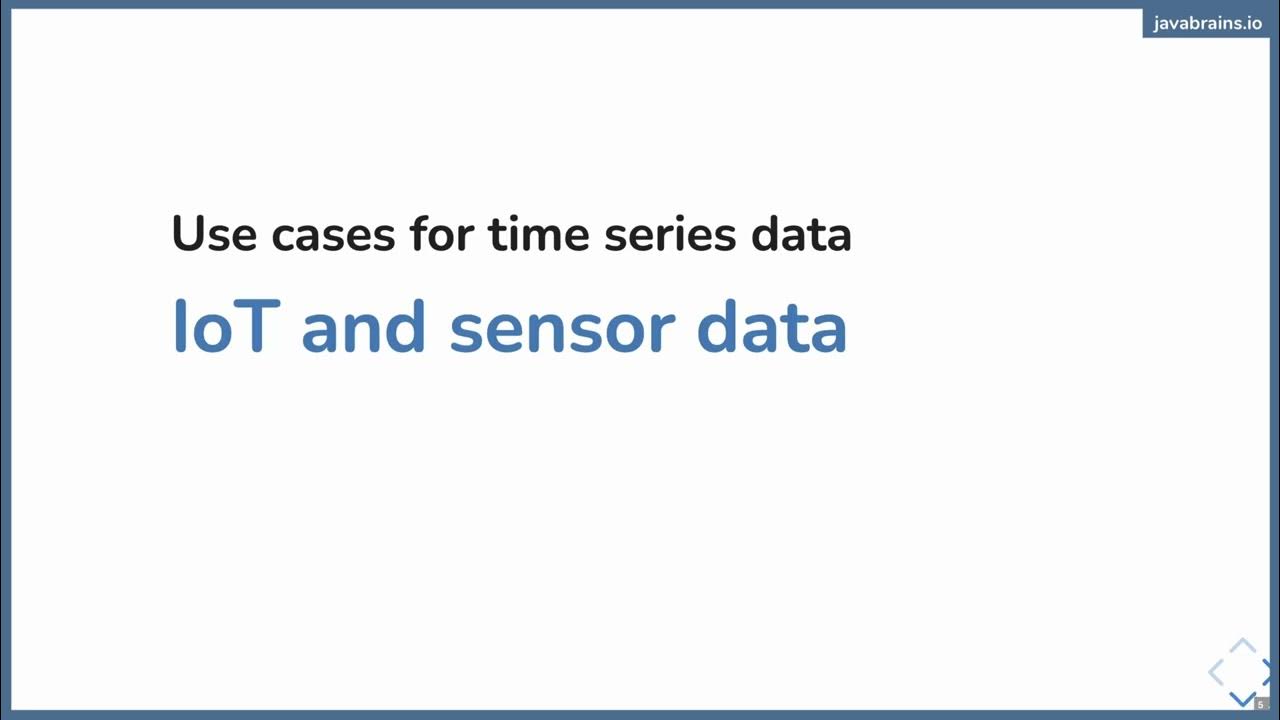 34 Some use cases for time series databases (Databases and data stores for backend engineers