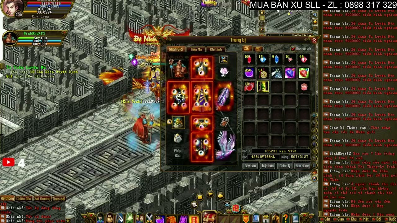 🔥 HƯỚNG DẪN TÍNH NĂNG TU TIÊN LUYỆN MA ( LUYỆN MA ) | TÂN PHONG THẦN PC