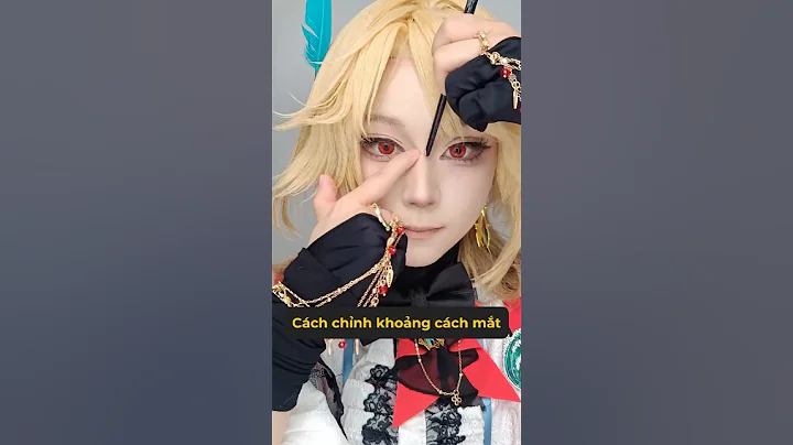 Chỉnh khoảng cách mắt (phiên bản hack não) #shorts #cosplay #anime #genz #diy #creative #xuhuong