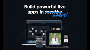 100ms Video SDK | Build fully customisable live video apps in hours; not months