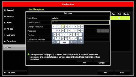How to Change the Password on an Arcdyn NVR