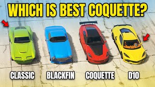 Communauté Steam :: Vidéo :: GTA 5 Online: COQUETTE D10 VS COQUETTE VS  COQUETTE CLASSIC VS COQUETTE BLACKFIN (WHICH IS FASTEST?)