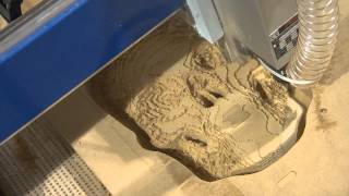 3D CNC machining MDF Skull