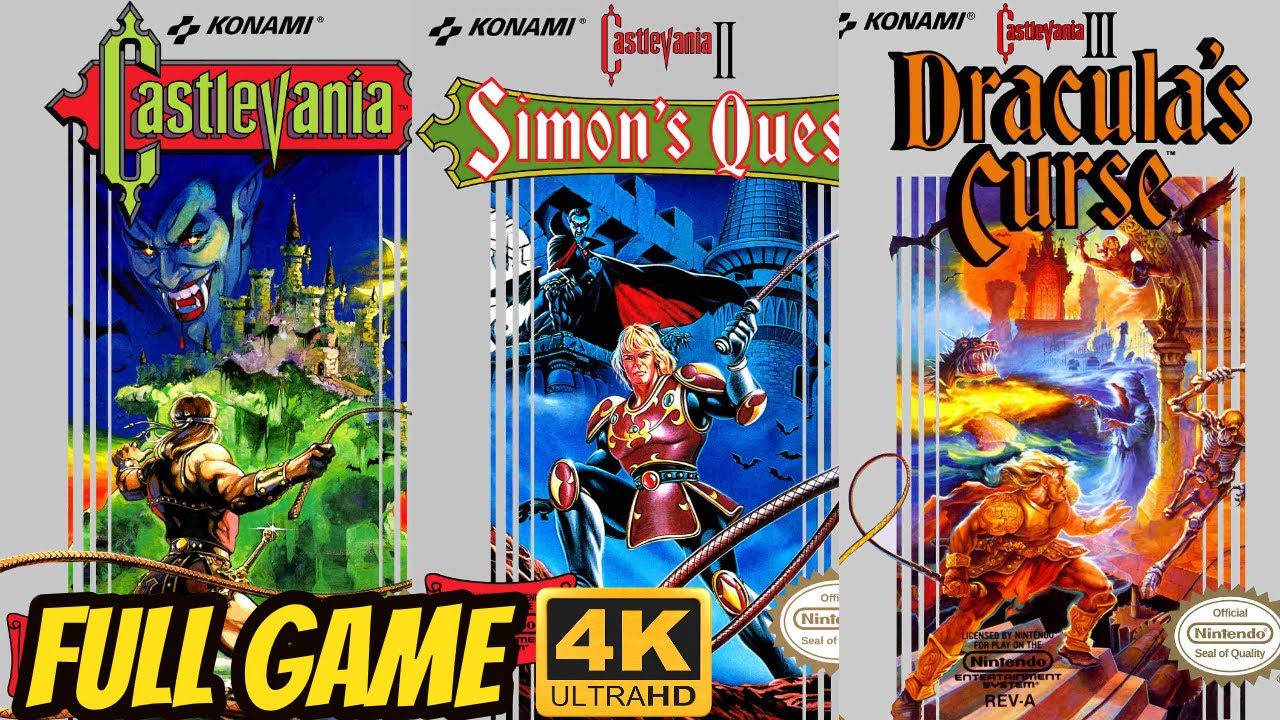 Castlevania TRILOGY COLLECTION [NES] Longplay Walkthrough Playthrough