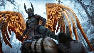 God Of War Ragnarok - Vanadis Boss Fight | 4K 60Fps