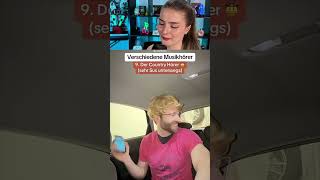 Verschiedene Musikhörer #shorts #lidiro #schule #memes
