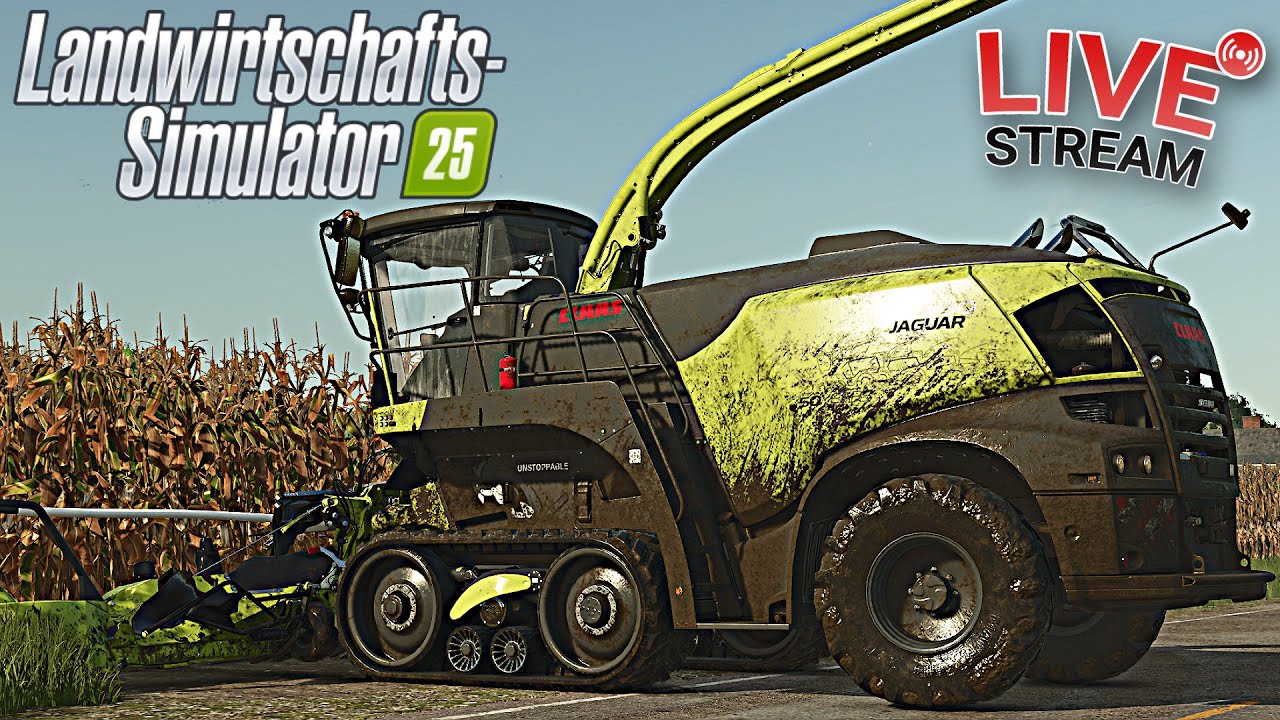 LS25 LIVE🔴: Die LETZTEN Hektar MAIS mit dem CLAAS JAGUAR UNSTOPPABLE 🌽 │ Farming Simulator 25 │ FS25