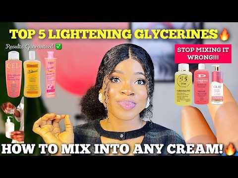 5 Best Brightening & Lightening Glycerine to Mix With Your Lotion for Glowing Skin✨QEI, Fair & White