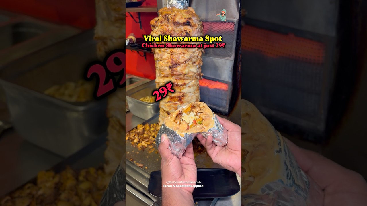 Chicken Shawarma at just 29₹ at Namma Bengaluru Frazer Town 