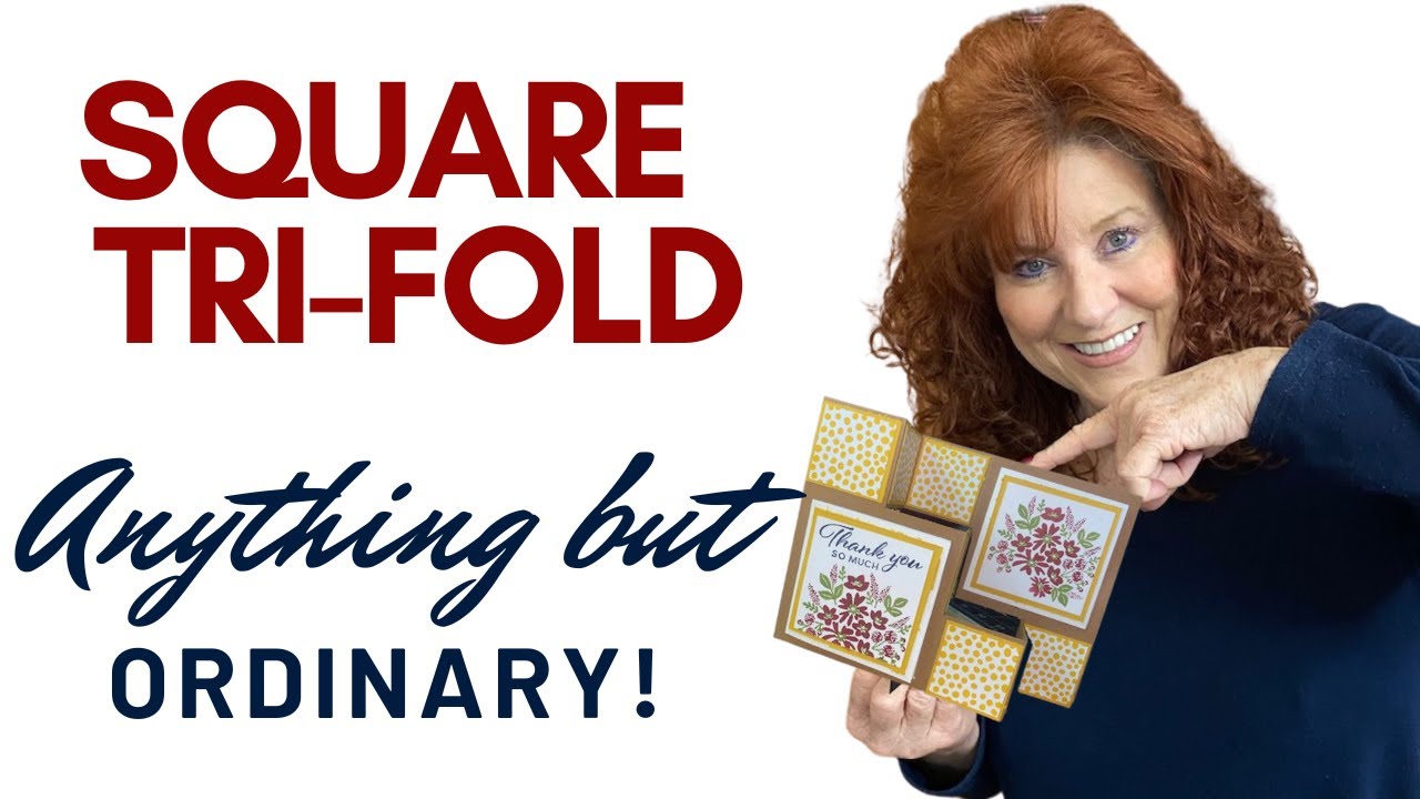 Make Your Own Square Tri fold Card To Share Your Thoughts In A Fun And Creative Way