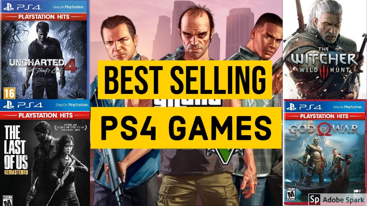 Best Selling PS4 Games YouTube