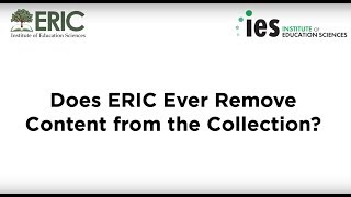 Celebrity Does ERIC Ever Remove Content from the Collection Net Worth