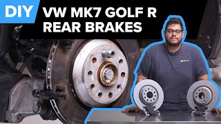 Volkswagen Mk7 Golf R Rear Brake Pad & Rotor Replacement DIY (20152021 VW Mk7 Golf R)