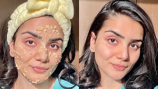 DIY Mask for Open Pores, Clear, Glowing skin! Home remedy 100% works!