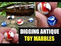 Antique Picking An Old Dump - Marbles - Toys - Bottle Digging - Wheeling Wv -