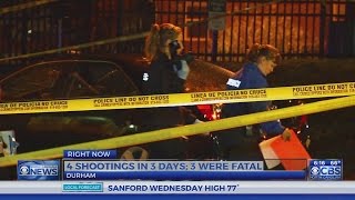 Durham police investigating third fatal shooting in last 3 days