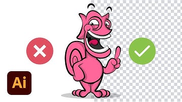 How To Save Image With A Transparent Background In Illustrator CC