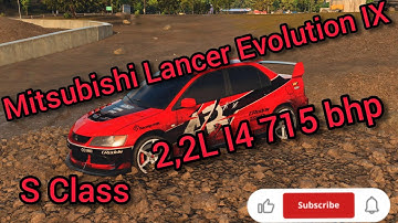 NFS Unbound Mitsubishi Lancer Evolution IX best Tuning Setup S Class