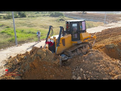 Power Big Bulldozer Connection Building Road Removing Soils With Heavy Dozer Liugong Machinery