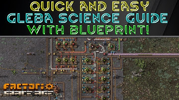 Easy GLEBA SCIENCE LAB GUIDE - Factorio Space Age Tutorial