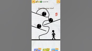 Draw 2 Save: Stickman Puzzle level55 #shorts #short