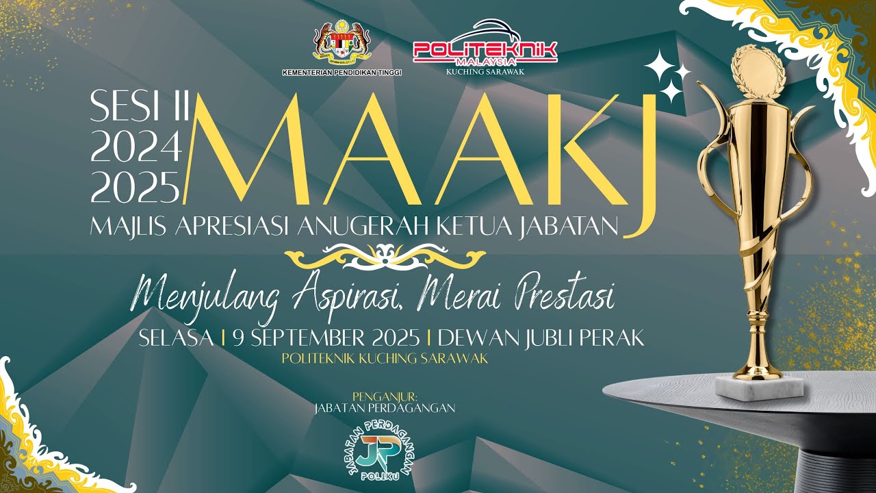 Maakj Majlis Apresiasi Anugerah Ketua Jabatan (MAAKJ) SESI II 2024/2025 - YouTube