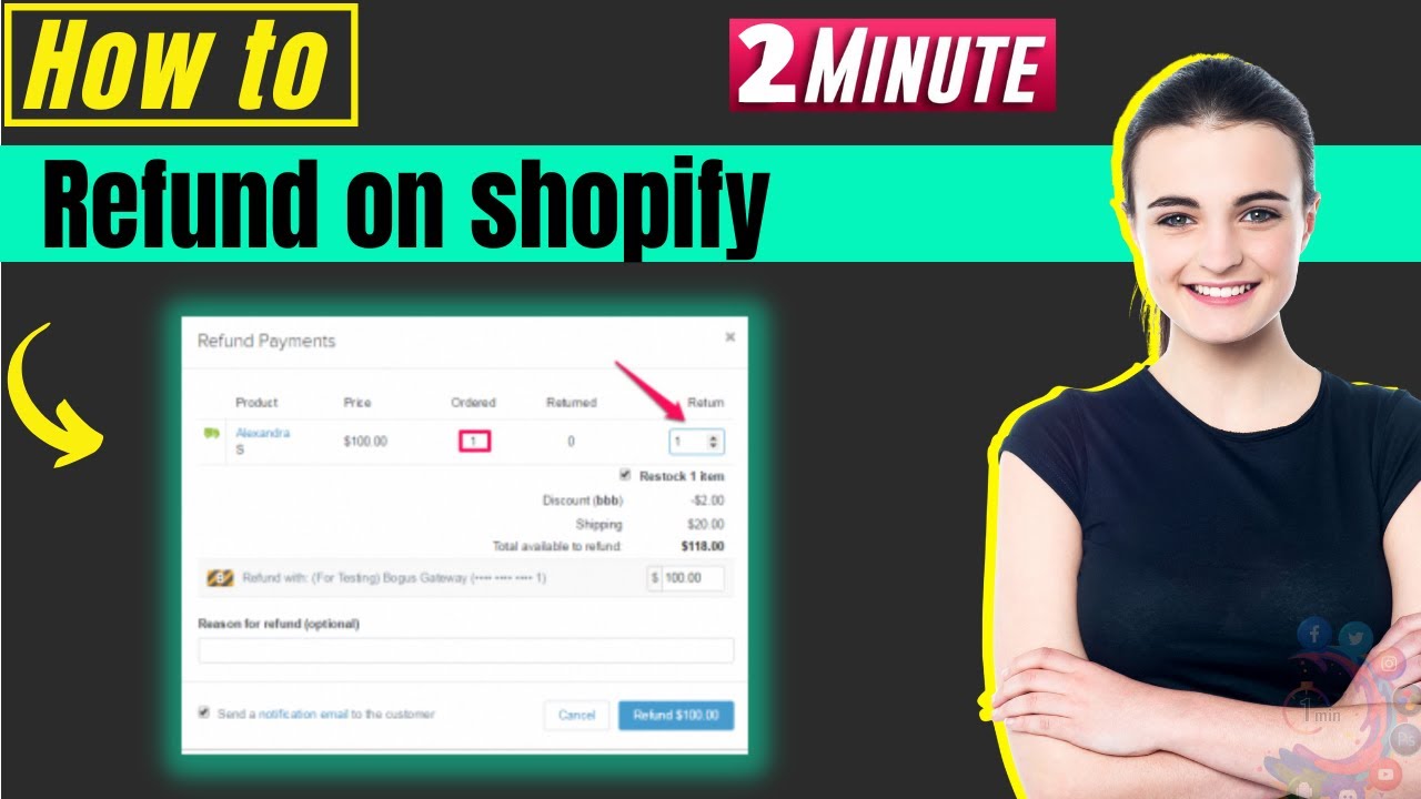 How to refund on shopify 2025 - YouTube