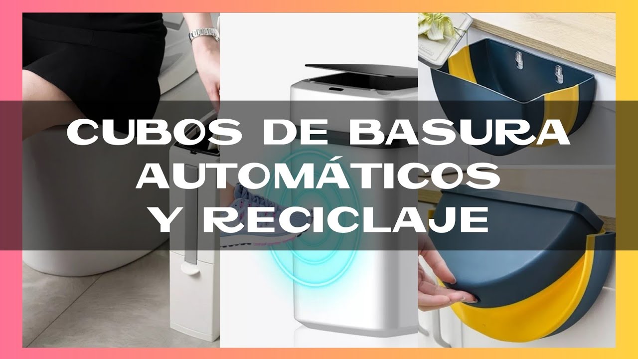 SolucionesAlCubo, Cubo de reciclaje triple con puerta automática