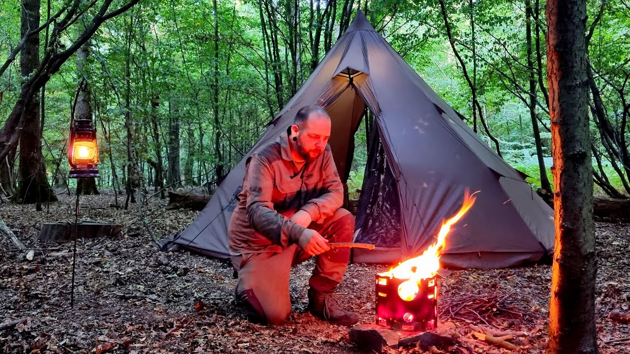 Solo Summer Night in a Hot Tent