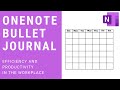 How to setup a Microsoft OneNote Bullet Journal - ⚡ Quick Tutorial ⚡