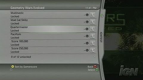 Geometry Wars: Retro Evolved Xbox 360 Gameplay - Starting