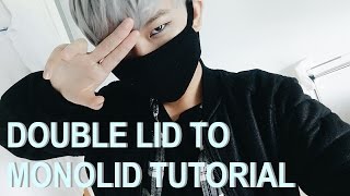 Double Lids to Mono Lids Makeup Tutorial (+ BTS RM demo)