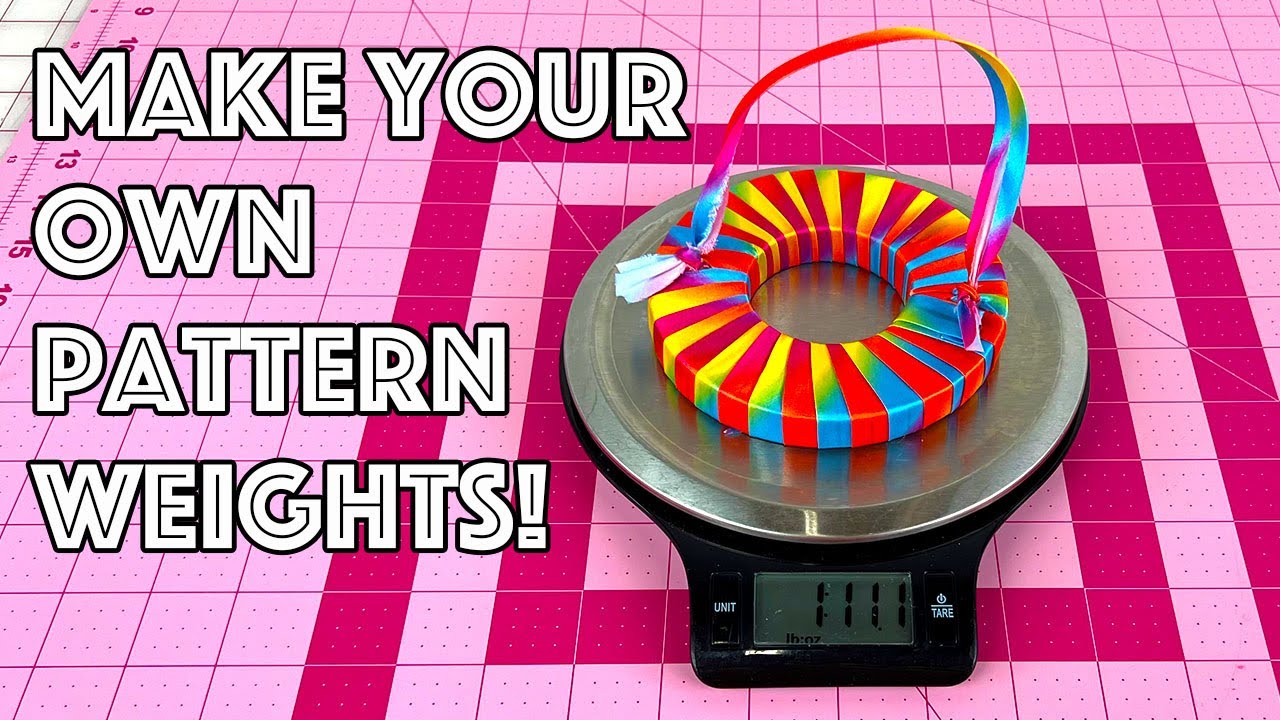 How to make your own pattern weights! – RAVEN MAUREEN