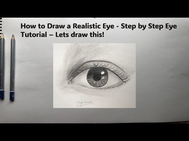 How to Draw a Realistic Eye - Step by Step