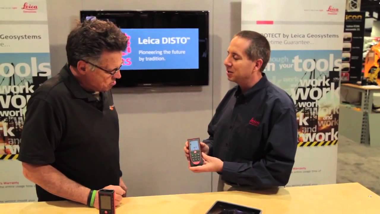 Leica E7500I Disto Laser Connects to IPad - YouTube