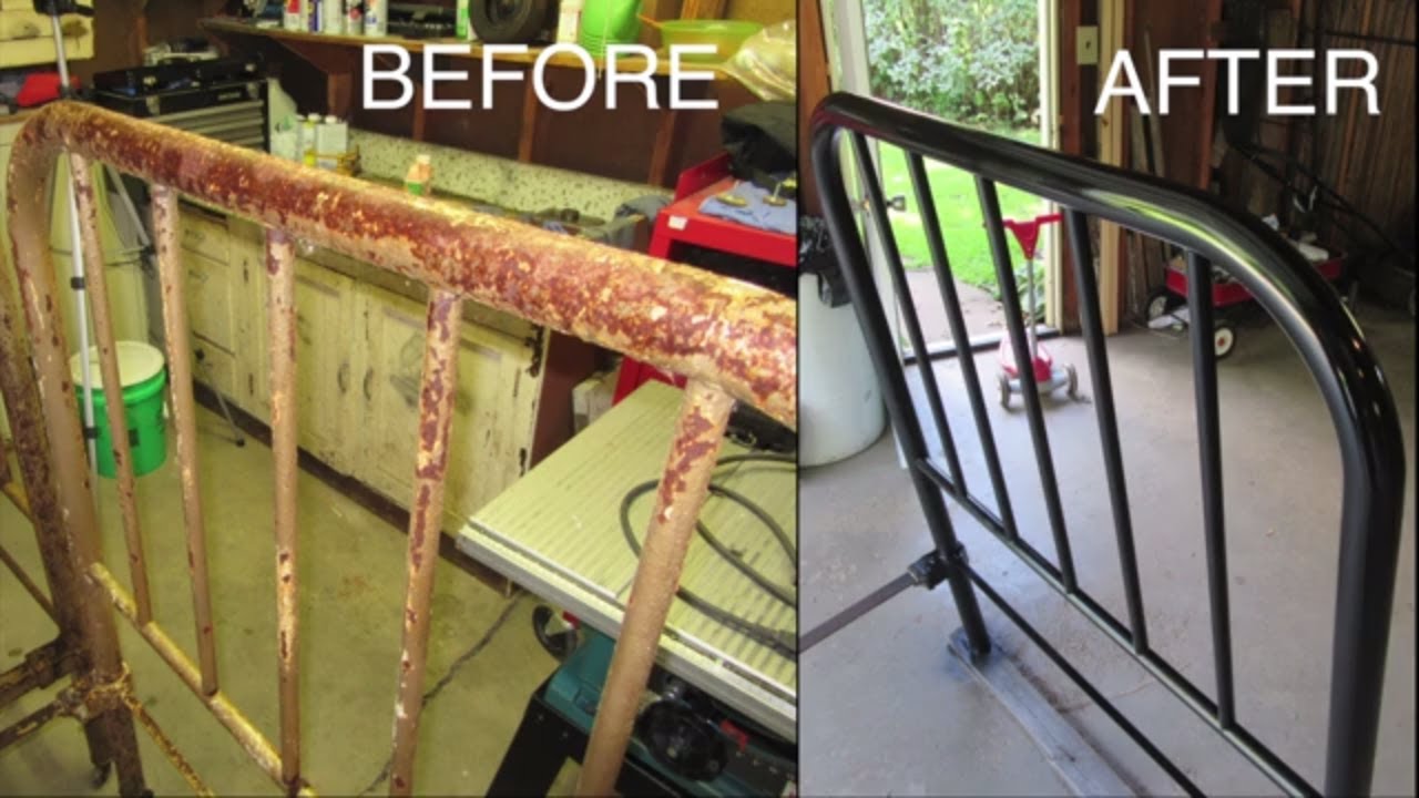 How to Revive an Antique Bed With Spray Paint