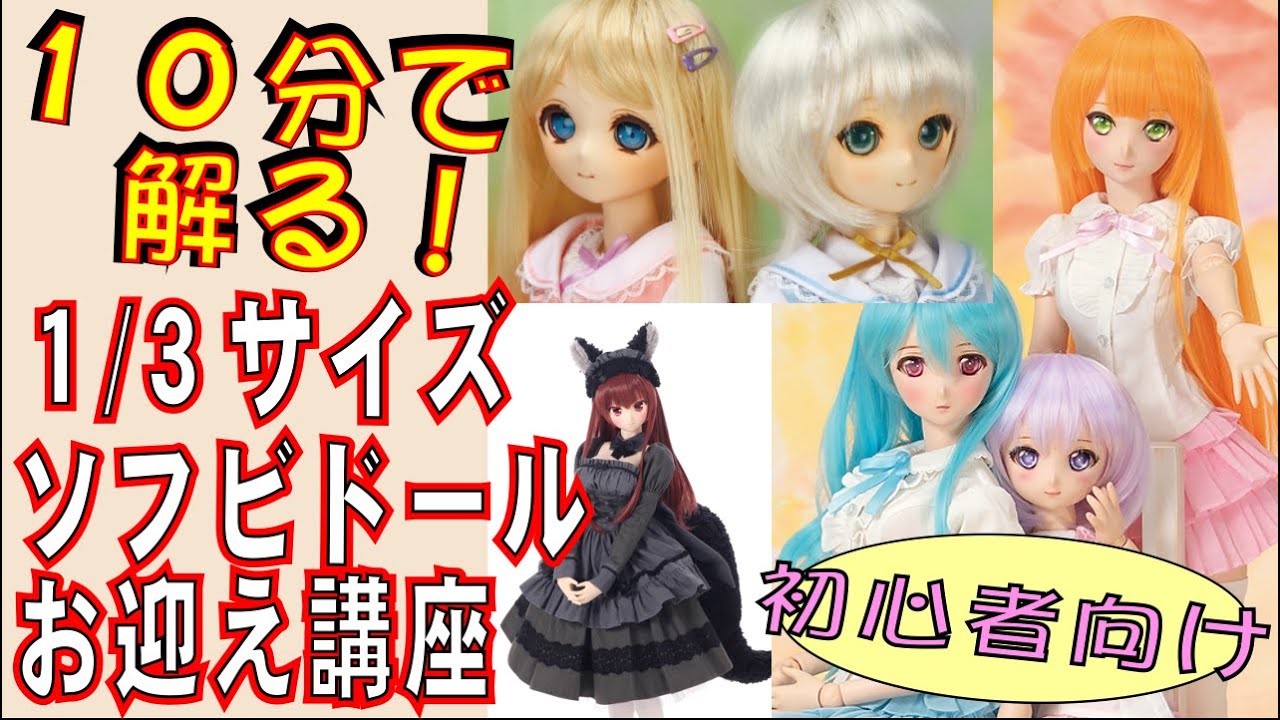 初心者向け動画、1/3〈1/4〉ソフビドールのお迎え方法、徹底解説