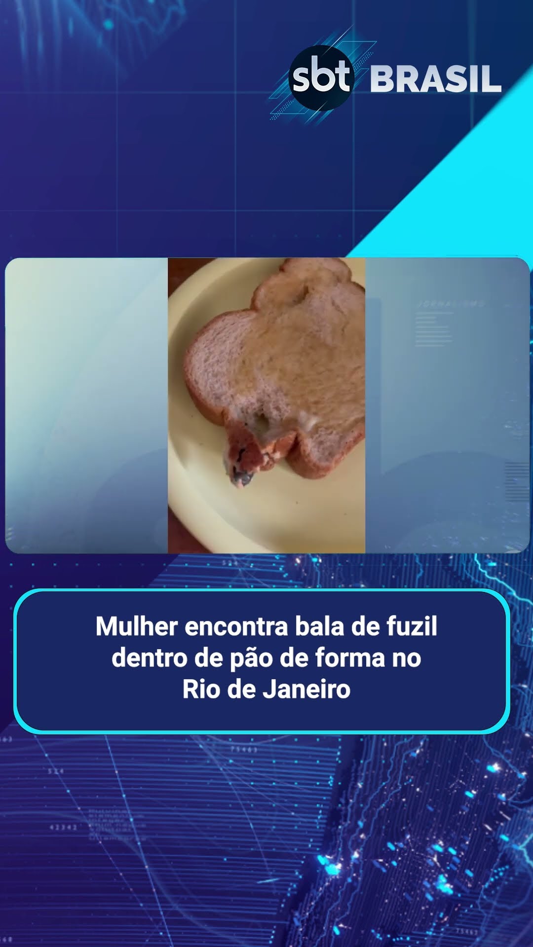 Rio de Janeiro: mulher encontra munição de arma em pão de forma | SBT Brasil (08/02/25)