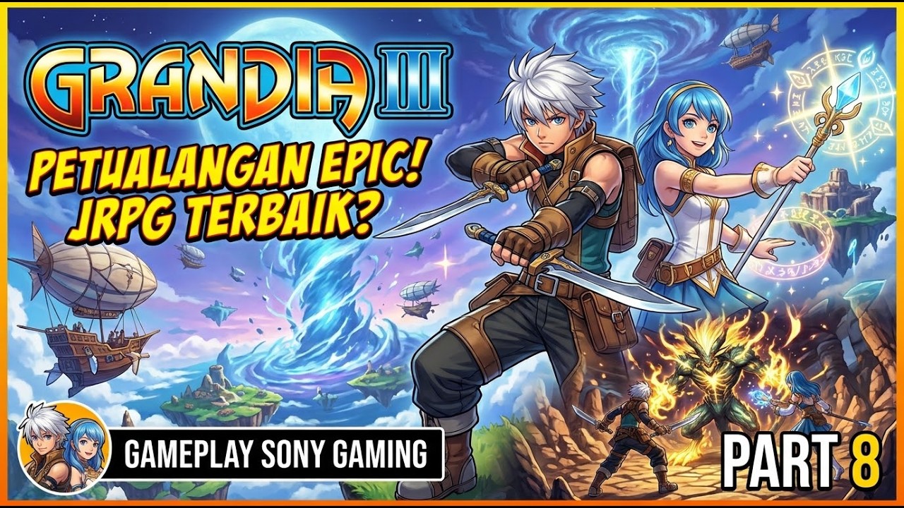 🔴[Live] Horizontal Game RPG Grandia III PS 2 Part # 8 - YouTube