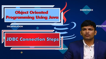 LEC 27| Object Oriented Programming Using Java |JDBC Connection Steps by  Mr. P. Purushotham