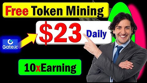 😱Earn $23💲 Daily with Free Token Mining  🤑🔥|| Make Money Online || #Gateio #GateioStartup