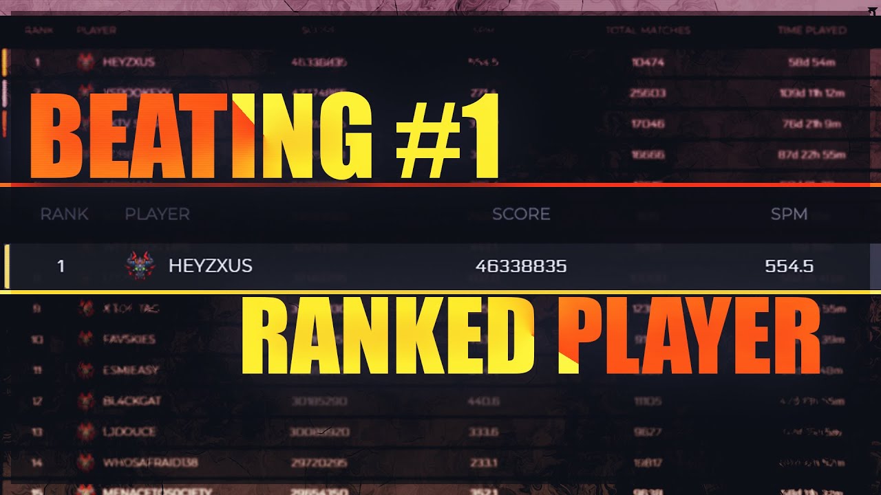 BEATING RANKED 1 BLACK OPS 4 PLAYER! (4vs6) YouTube