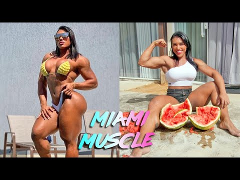 Brazilian Quadzilla Crushes Watermelon With Her Thighs | MIAMI MUSCLE