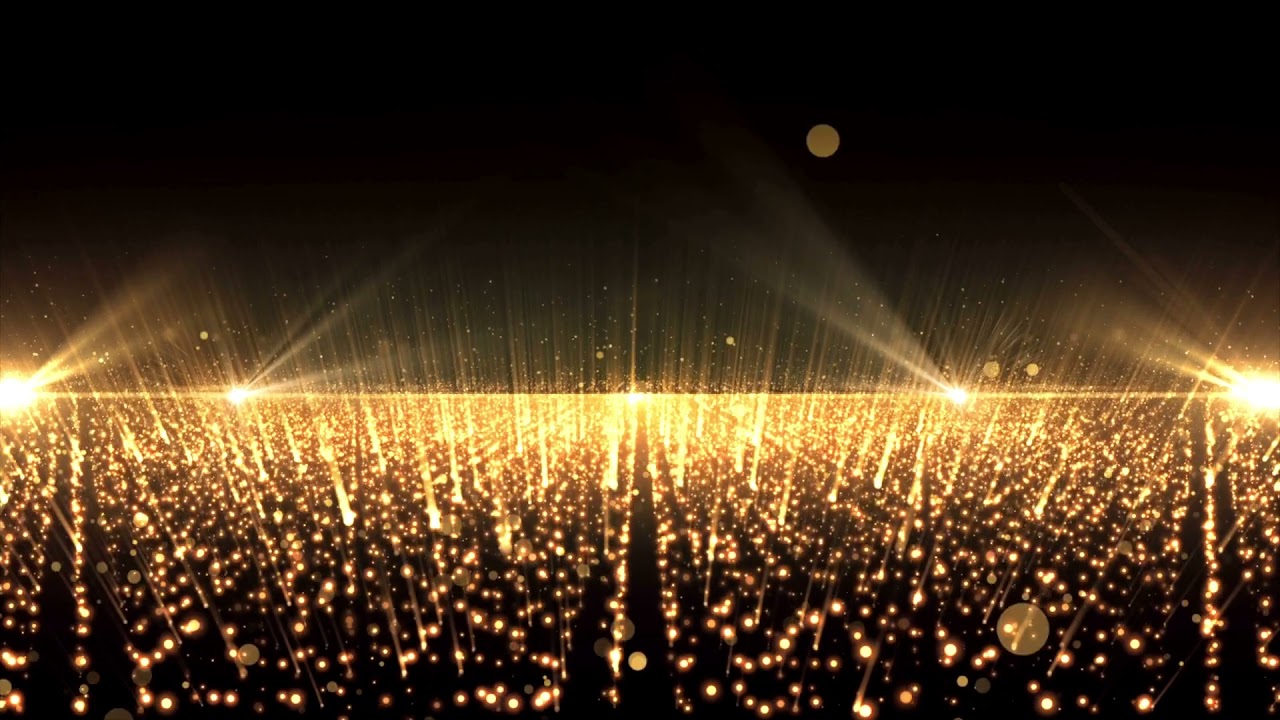 4K AWARDING PARTICLES BACKGROUND | GOLDEN PARTICLES LOOP BACKGROUND | Teacher Burnz