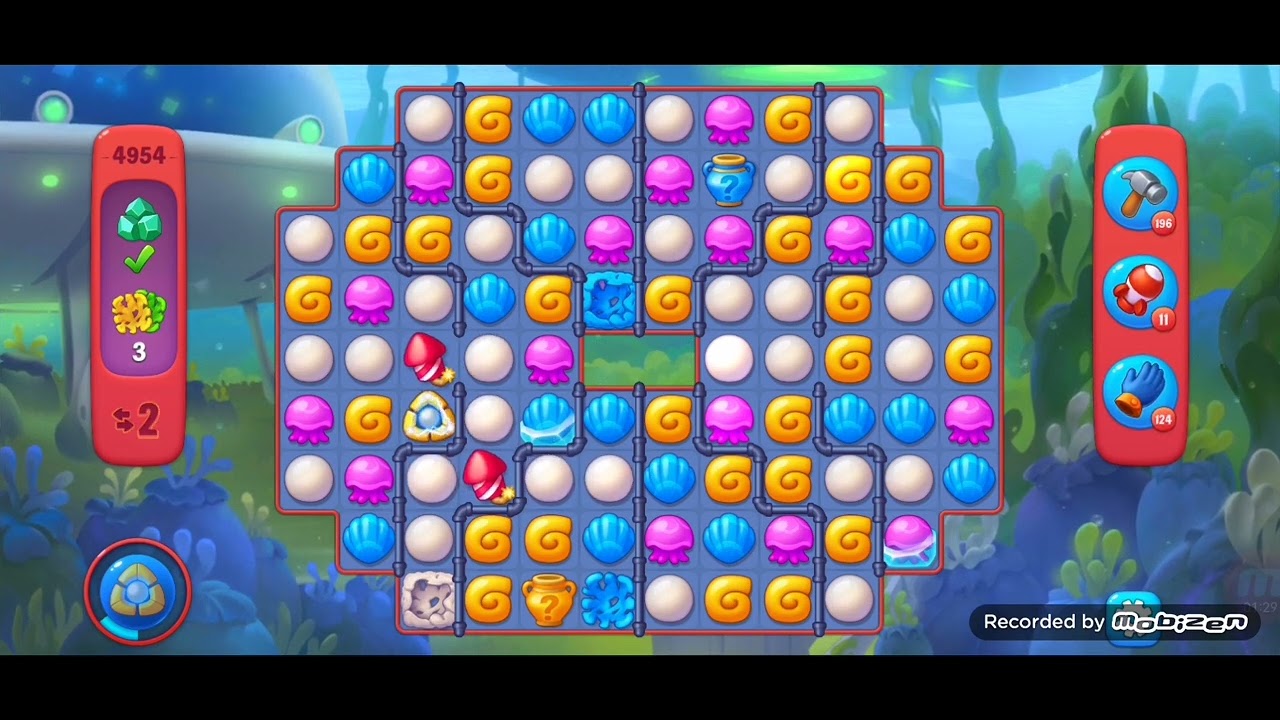 Fishdom Hard level 4954. NOboosters