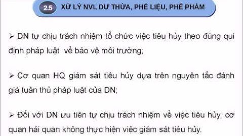 Thủ tục hải quan đối với loại hình GC, SXXK, DNCX