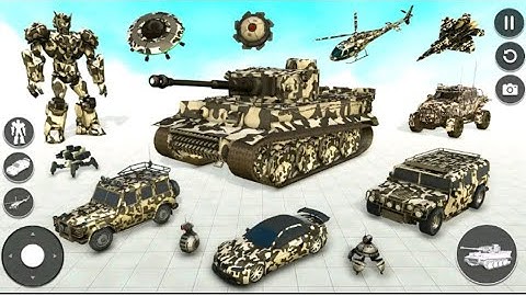ARMY TANK GAME | NEW ANDROID OFFLINE ROBOT CAR TRANSFER GAME...