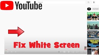 Fix Youtube Video Has Sound But White Screen No Picture