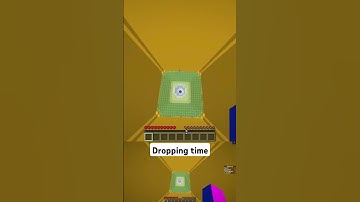 The dropper is the most popular minecraft map ever (not this one) #minecraft #minecraftshorts